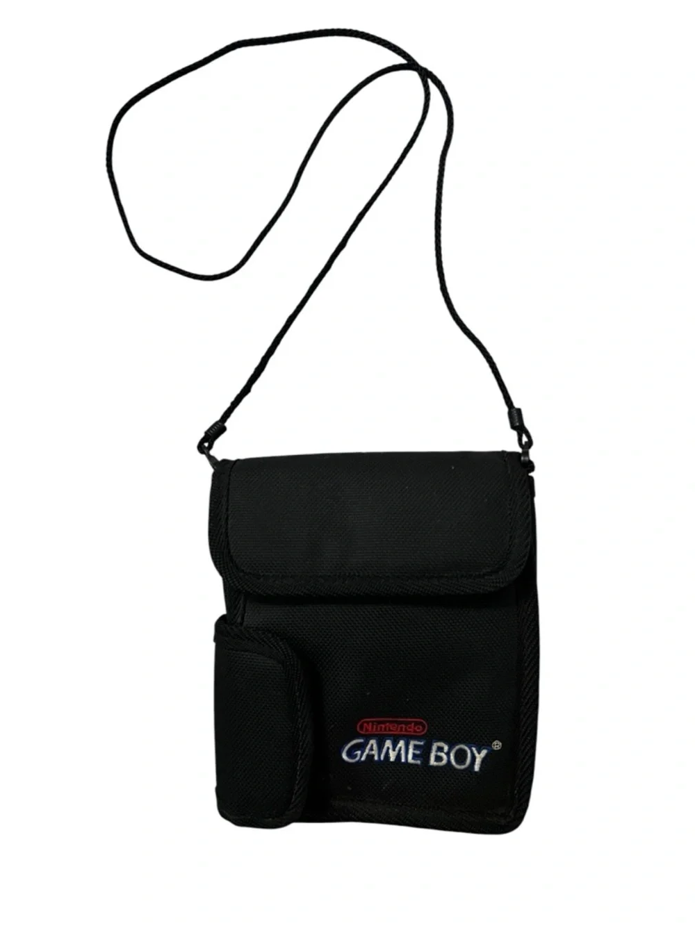 Nintendo Game Boy Carry Case Crossbody‎ Bag Black Vintage Travel Pouch